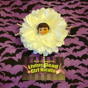 Bride Of Chucky "Before The Voodoo" Handmade Horror Doll Art Barrette 👰‍♀🔪